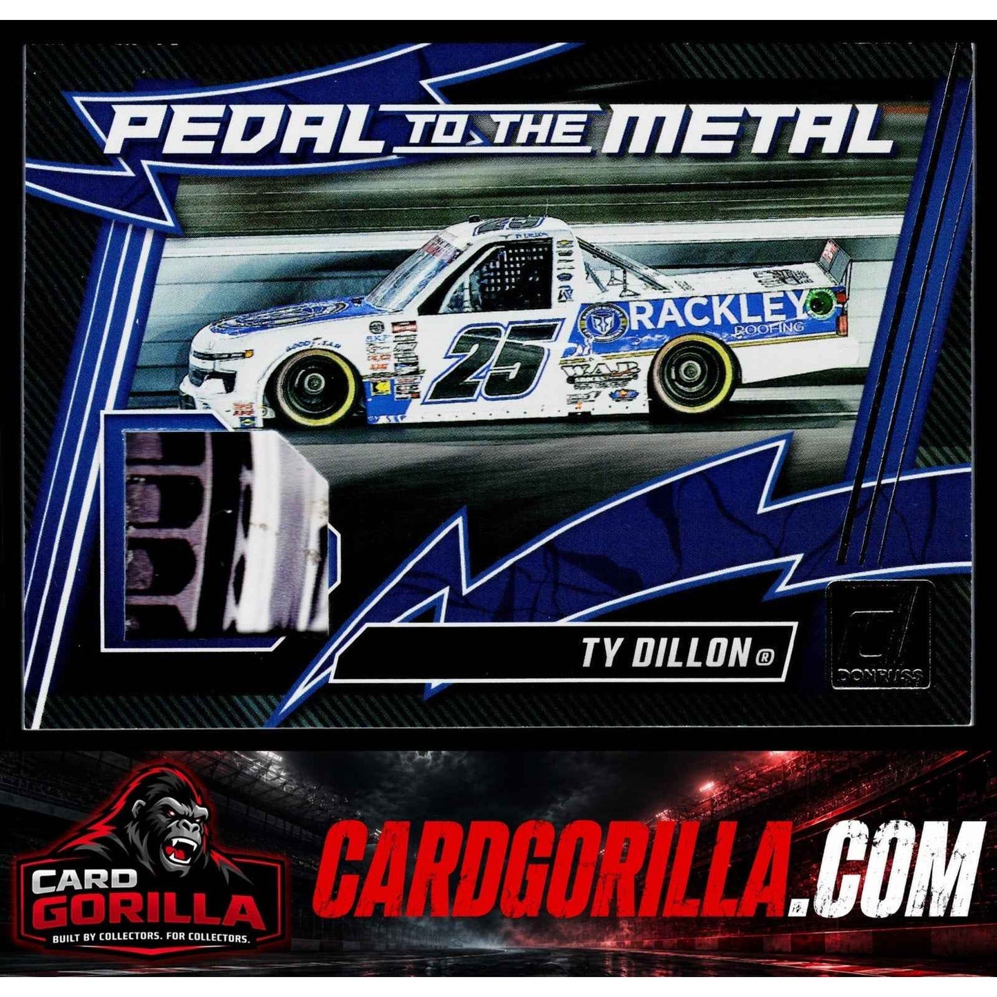 2025 Donruss #PM-TYD Ty Dillon Pedal to the Metal Materials