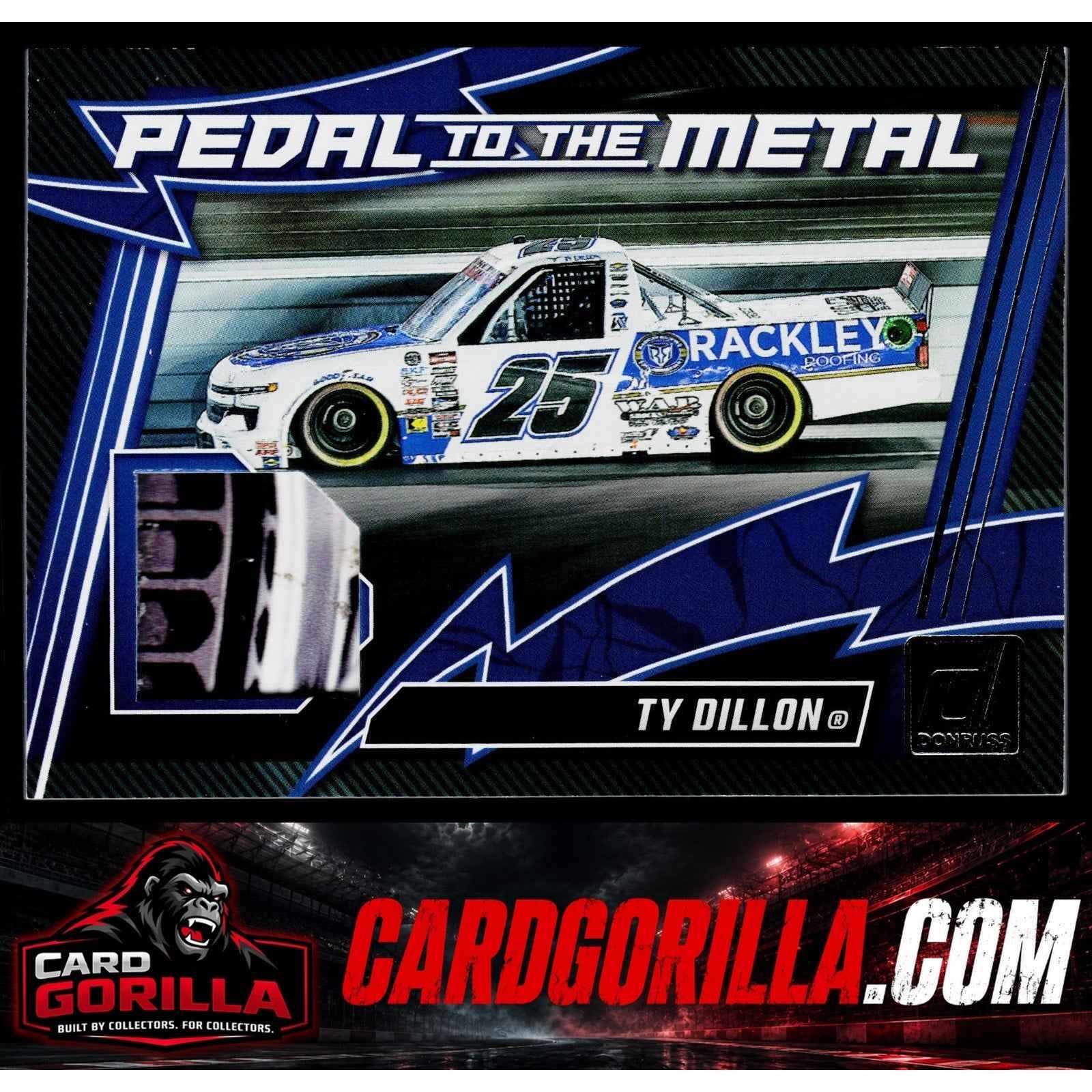 2025 Donruss #PM-TYD Ty Dillon Pedal to the Metal Materials