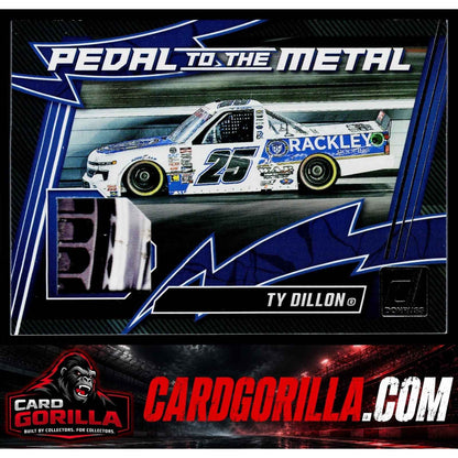 2025 Donruss #PM-TYD Ty Dillon Pedal to the Metal Materials