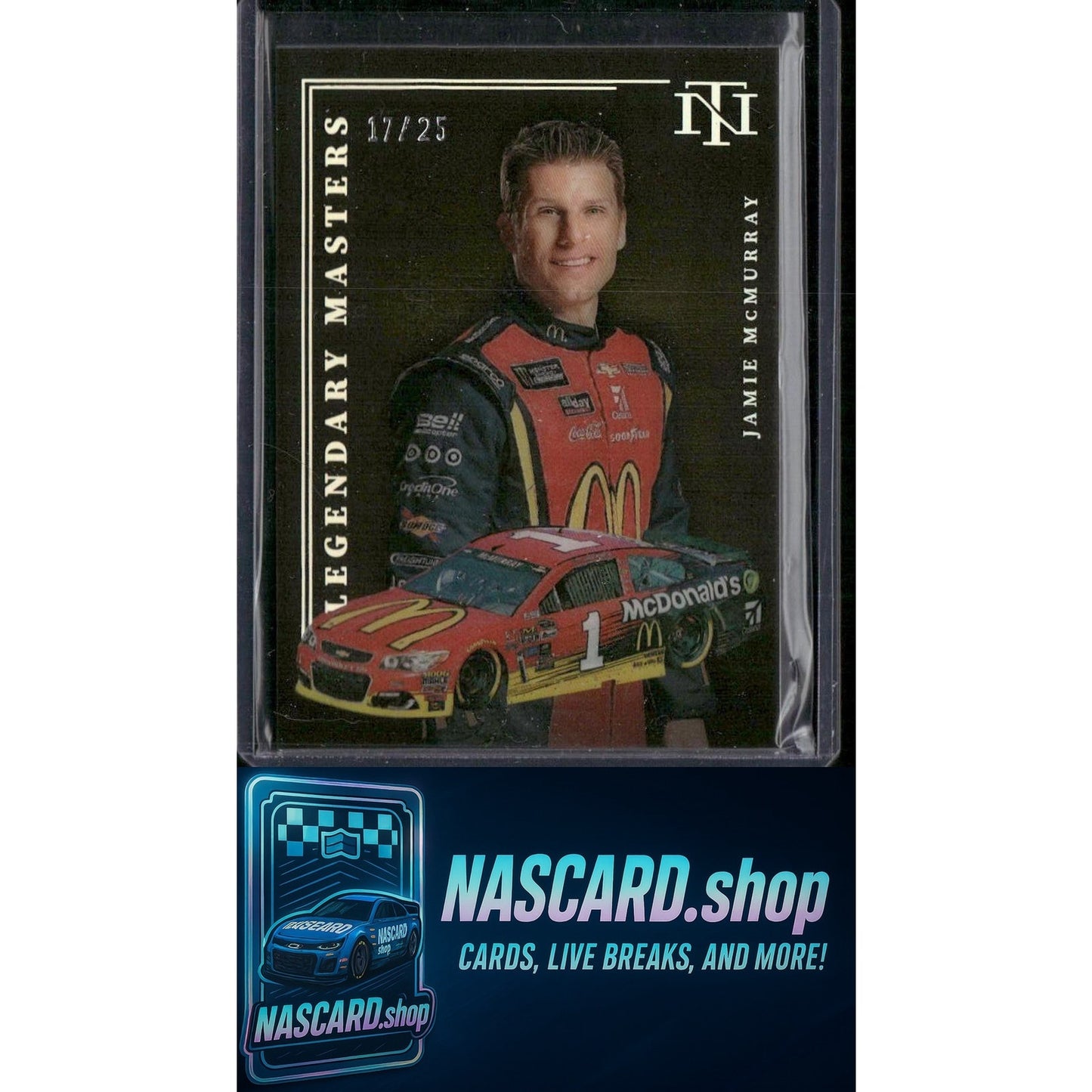 2023 Panini National Treasures #LM19 Jamie McMurray Legendary Masters - Card Gorilla