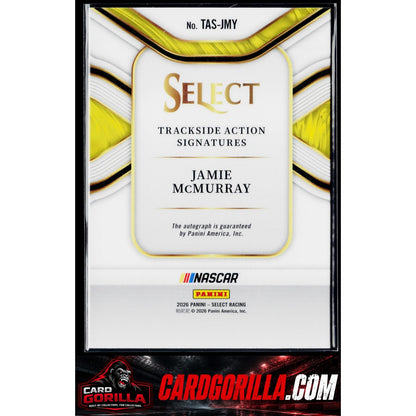 2026 Select #TAS-JMY Jamie McMurray Trackside Action Signatures