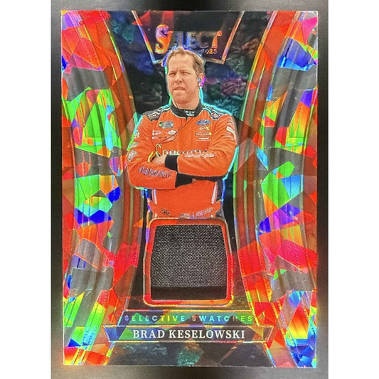 2025 Panini Select Brad Keselowski #11 Selective Swatches Ice Prizm