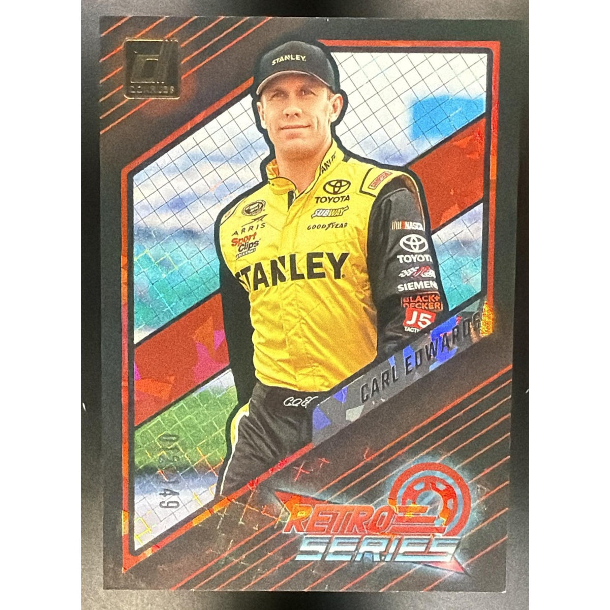 2024 Panini Donruss Carl Edwards #16 Retro Series Red Ice /149