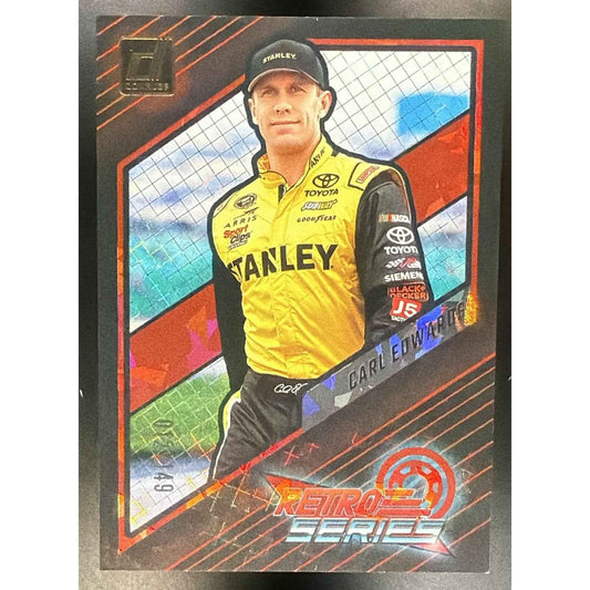 2024 Panini Donruss Carl Edwards #16 Retro Series Red Ice /149
