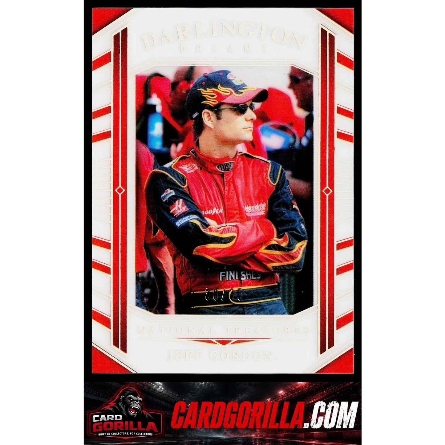 2024 Panini National Treasures #DD-21 Jeff Gordon Darlington Dreams #/35