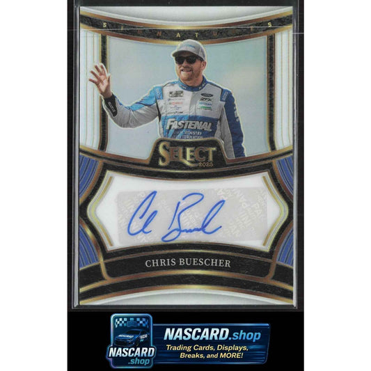 2025 Panini Select #S-CBR Chris Buescher Signatures