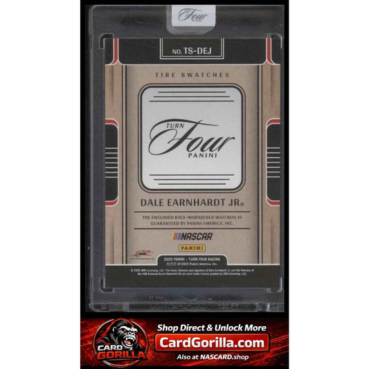 2025 Panini Turn Four #TS-DEJ Dale Earnhardt Jr Tire Swatches #/99