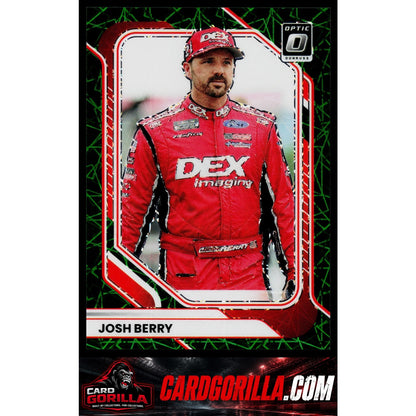 2026 Donruss #38 Josh Berry Optic Green Velocity #/99