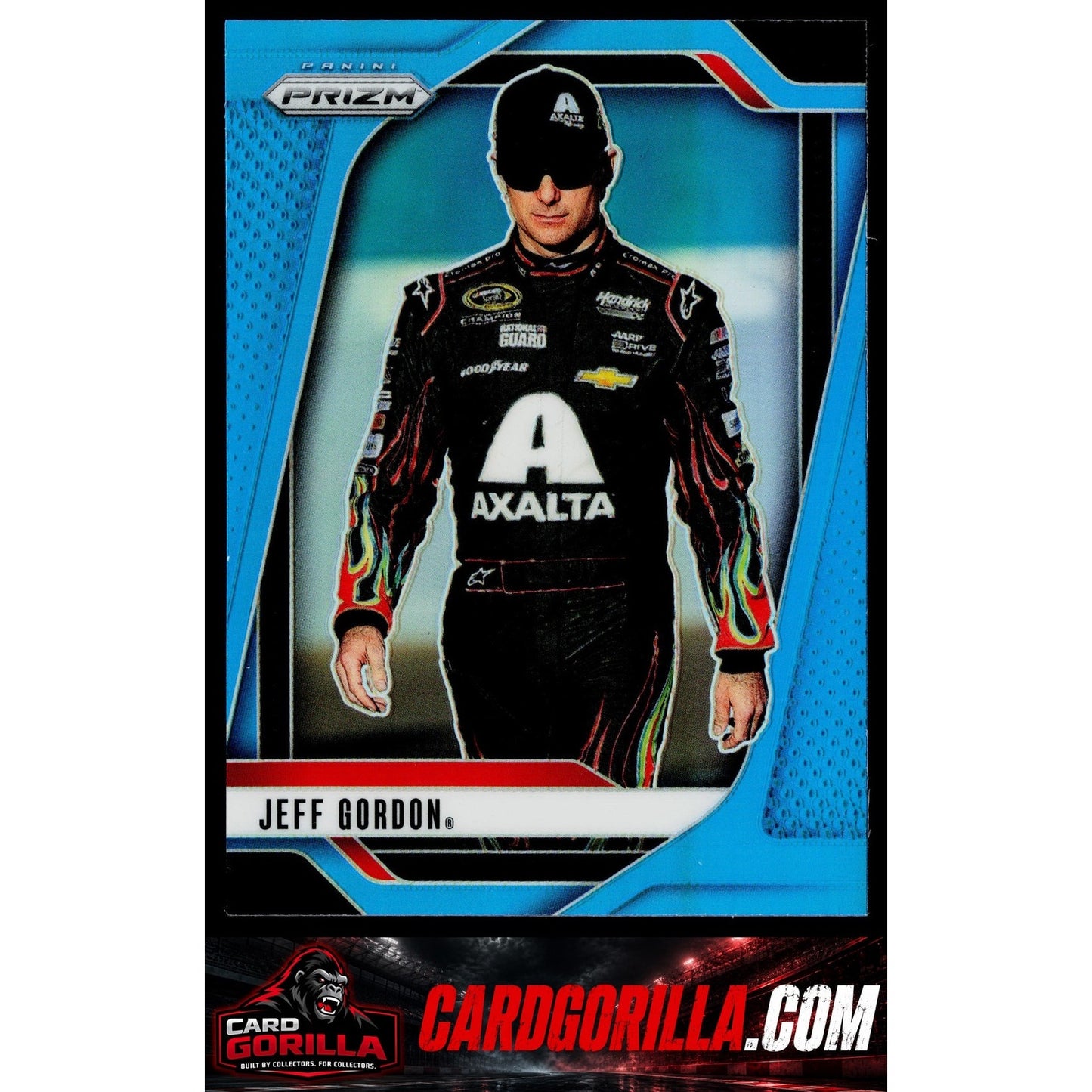2025 Panini Prizm #87 Jeff Gordon Carolina Blue #/49