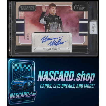 2025 Panini Turn Four #CSS-VMR Vinnie Miller Center Stage Signatures #/99