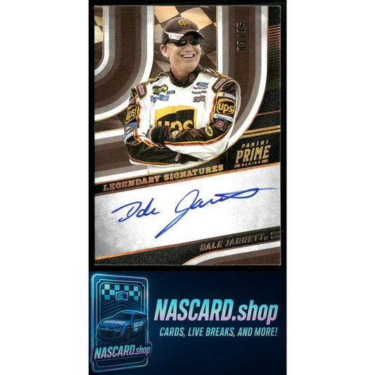 2023 Panini Prime #LS-DJR Dale Jarrett Legendary Signatures Holo Gold #/15