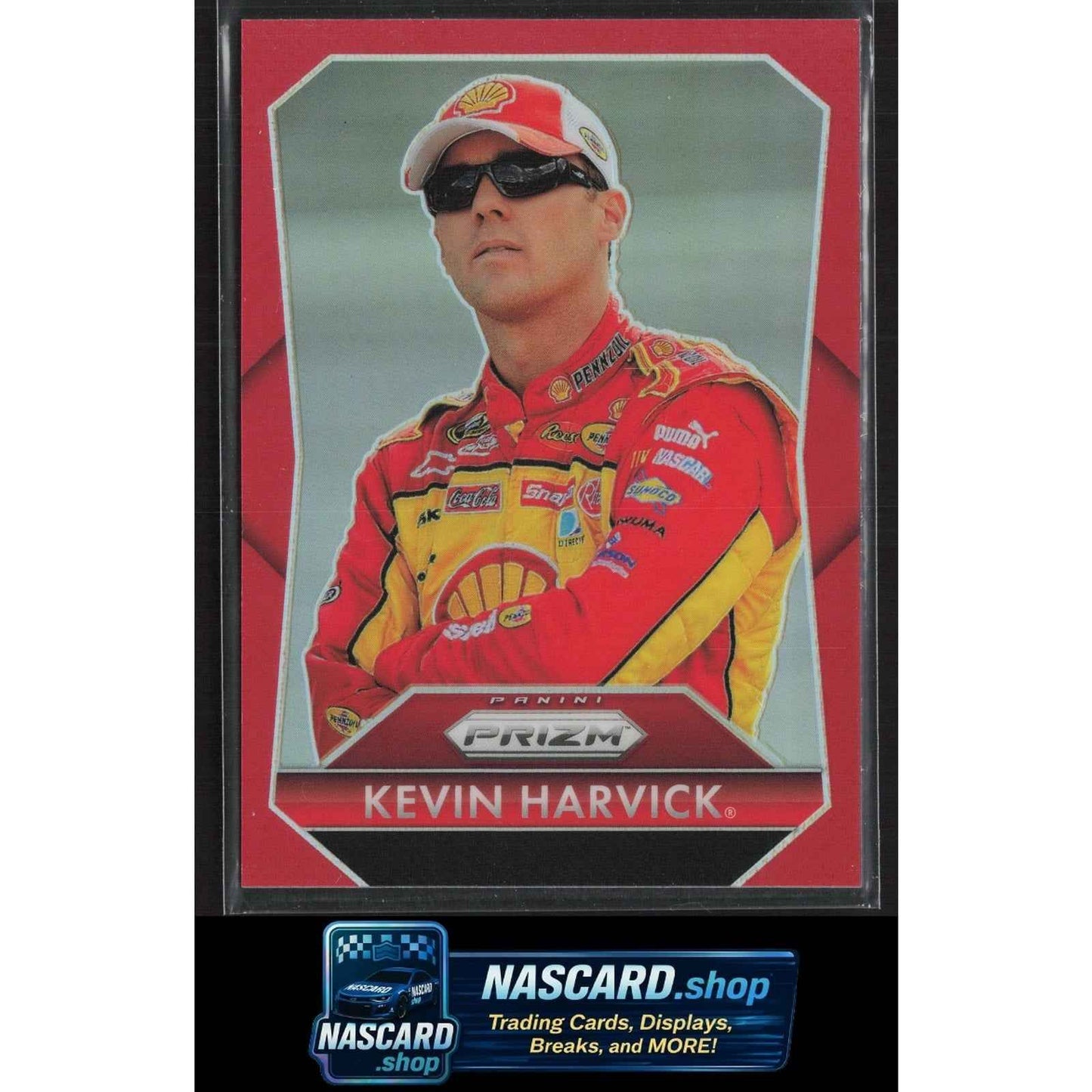 2025 Panini Prizm #184 Kevin Harvick Red #/249