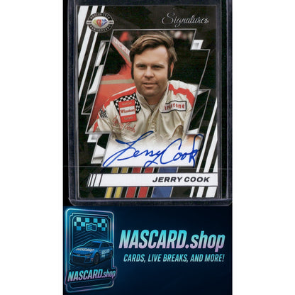 2023 Panini Prime #75-JC Jerry Cook NASCAR 75th Anniversary Signatures - Card Gorilla