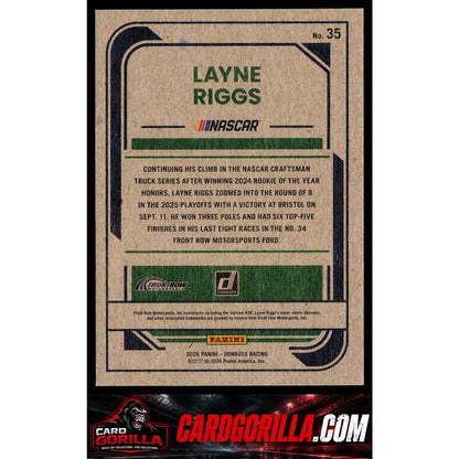 2026 Donruss #35 Layne Riggs Artist Proof Black #1/1