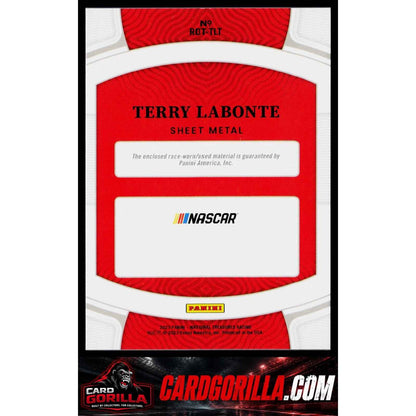 2023 Panini National Treasures Terry Labonte Race Day Treasures Sheet Metal #/99