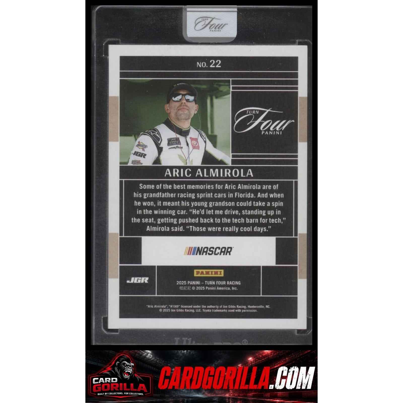 2025 Panini Turn Four #22 Aric Almirola #/75
