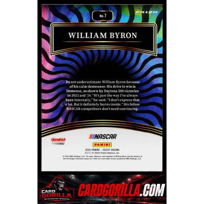 2025 Panini Select #7 William Byron Color Wheel