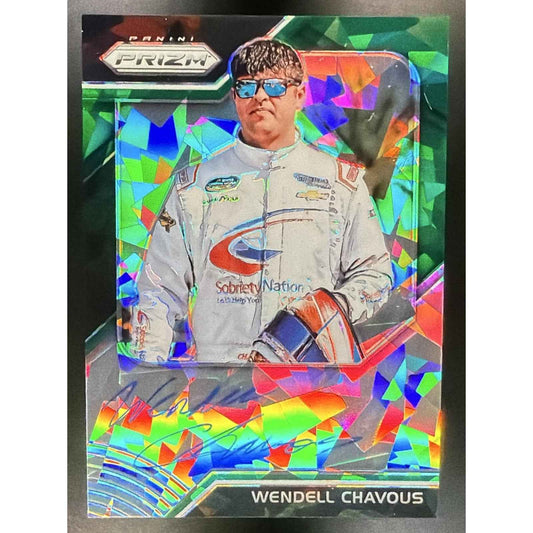 2018 Panini Prizm Wendell Chavous #DS-WC Driver Signatures Green 24/75 Auto