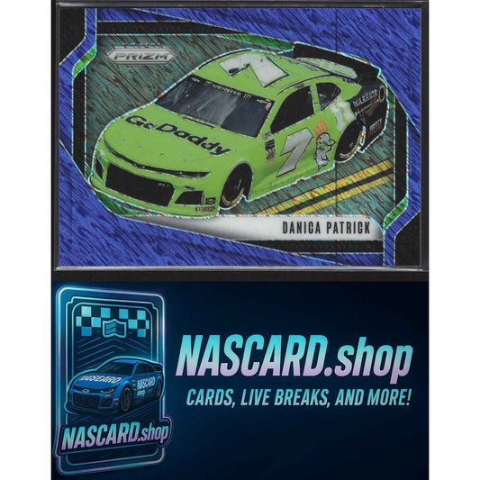 2025 Panini Prizm Rides #117 Danica Patrick FOTL Blue Shimmer #/10
