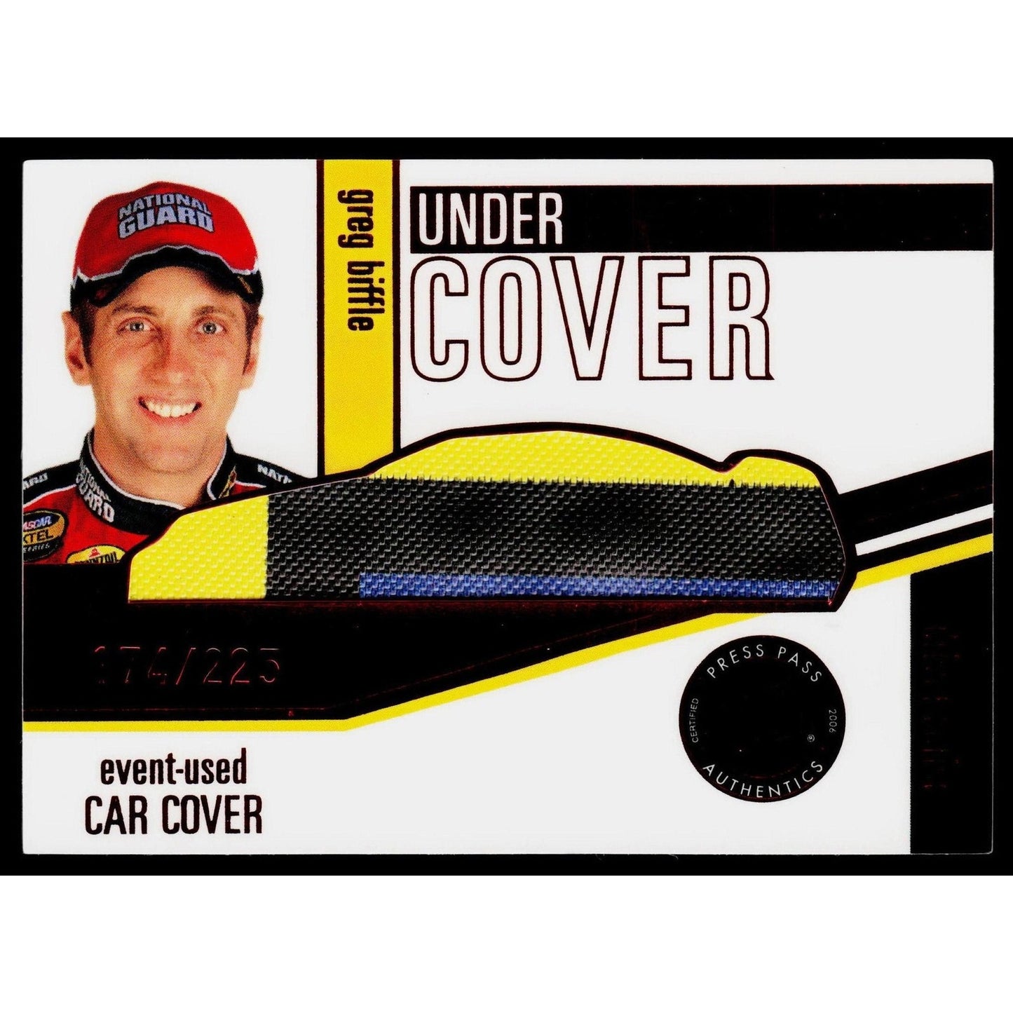 2006 Press Pass Eclipse #UCD 14 Greg Biffle Under Cover Drivers Red #/225