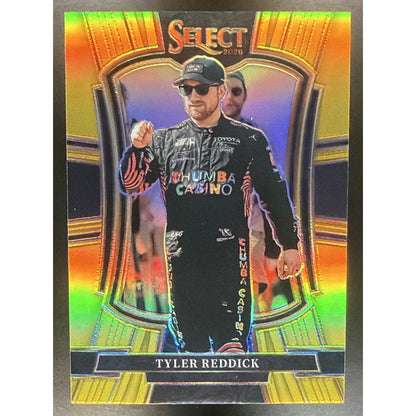 2026 Panini Select NASCAR Tyler Reddick #282 Set - Trackside Gold Prizms /10