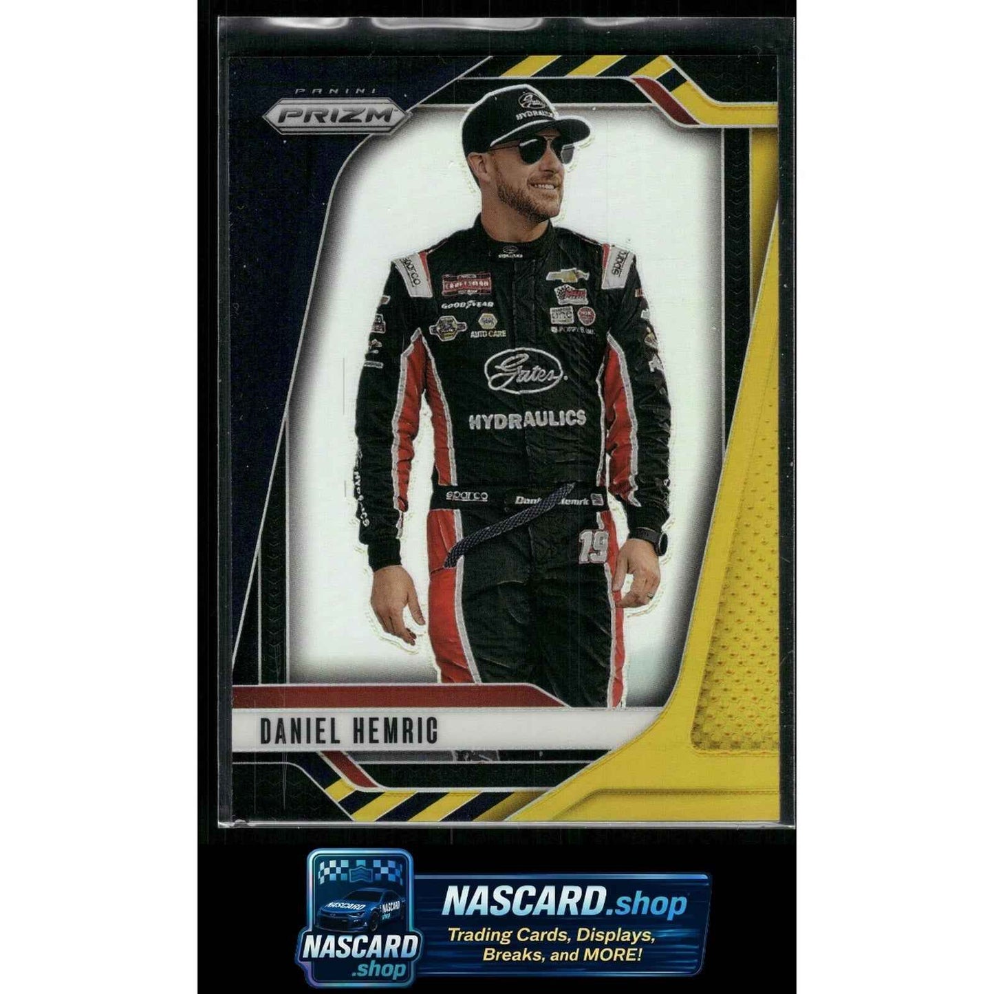 2025 Panini Prizm #42 Daniel Hemric Black Gold #/5