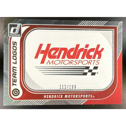 2026 Panini Donruss NASCAR Hendrick Motorsports #1 Team Logos Diamond Plate /199