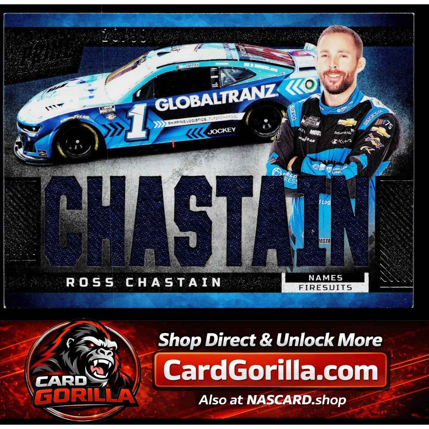 2023 Panini Prime #N-RCH Ross Chastain Names Firesuits #/99