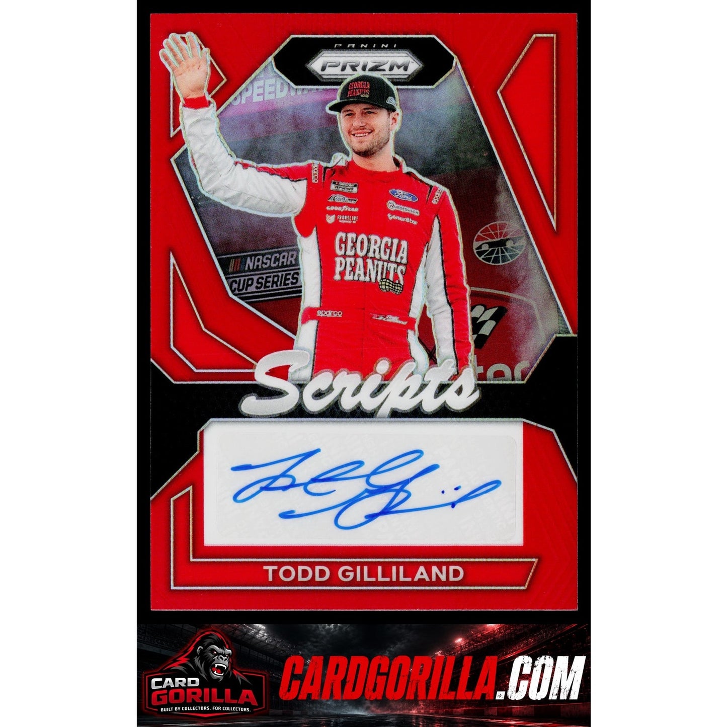 2024 Panini Prizm #S-TGD Todd Gilliland Scripts Red #/99