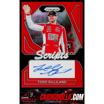 2024 Panini Prizm #S-TGD Todd Gilliland Scripts Red #/99