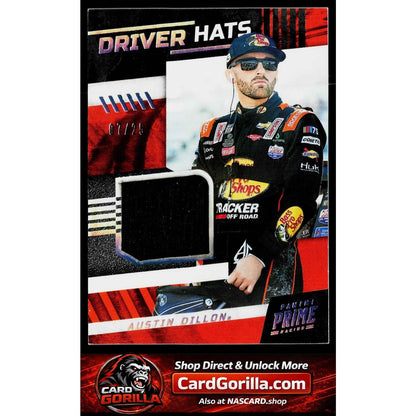 2023 Panini Prime #DH-ADL Austin Dillon Driver Hats #/25