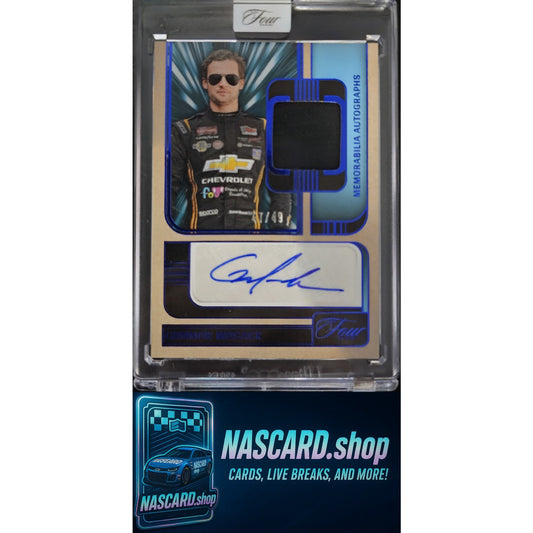 2025 Panini Turn Four #MA-CMK Connor Mosack Memorabilia Autographs Blue #/49