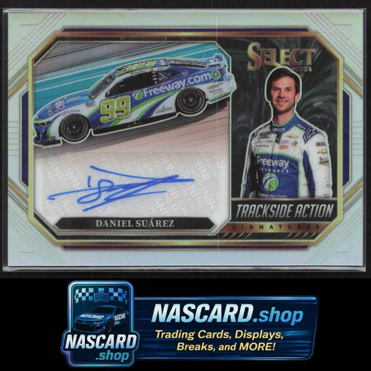 2024 Panini Select #TAS-DSZ Daniel Suarez Trackside Action Signatures