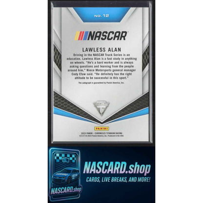 2023 Panini Chronicles #12 Lawless Alan Titanium Autographs