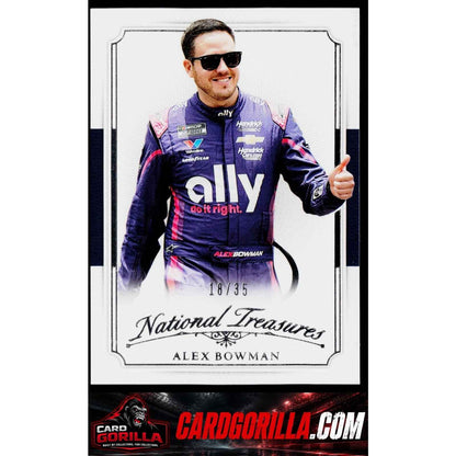 2025 Panini National Treasures #15 Alex Bowman 2016 Throwback #/35