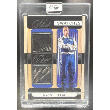 2026 Panini Turn Four Racing Ryan Preece #SL-RPR Slick Swatches 4/99 MEM