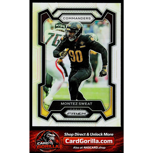 2023 Panini Prizm #299 Montez Sweat Silver