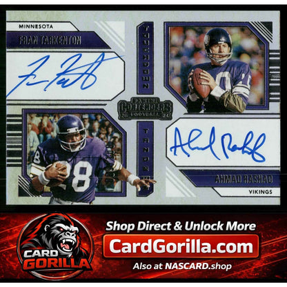 2024 Panini Contenders Fran Tarkerton Ahmad Rashad Touchdown Tandems #/100