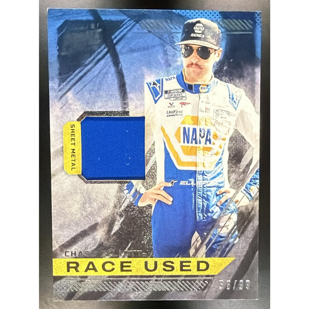 2023 Panini Prime Racing Race Used Sheet Metal Chase Elliott /99