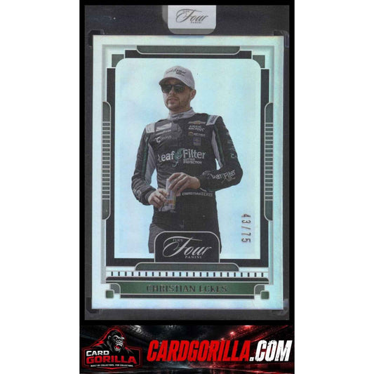 2025 Panini Turn Four #54 Christian Eckes #/75