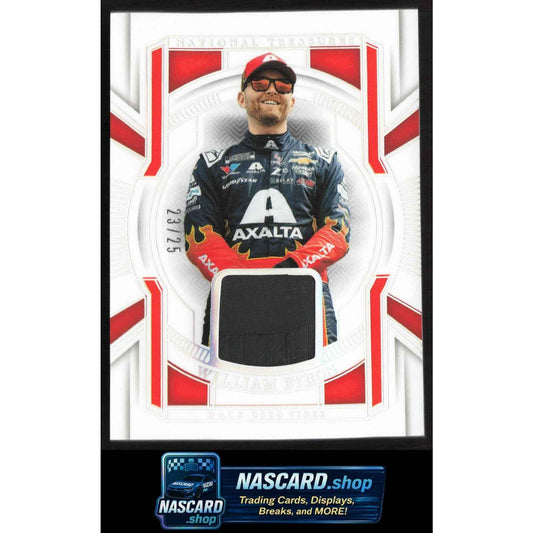 2025 Panini National Treasures William Byron Race Used Tires Holo Silver #/25
