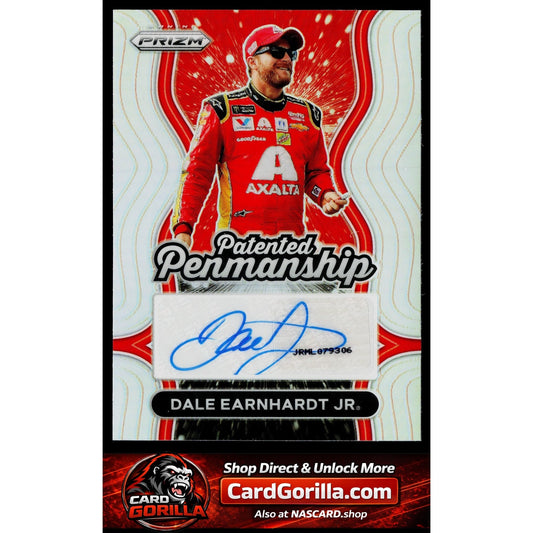 2025 Panini Prizm #PPM-DEJ Dale Earnhardt Jr Patented Penmanship Autographs