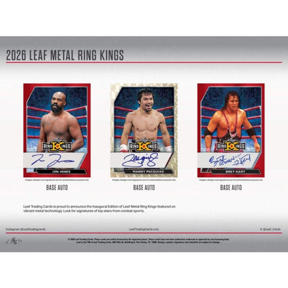 2026 Leaf Metal Ring Kings Hobby Box