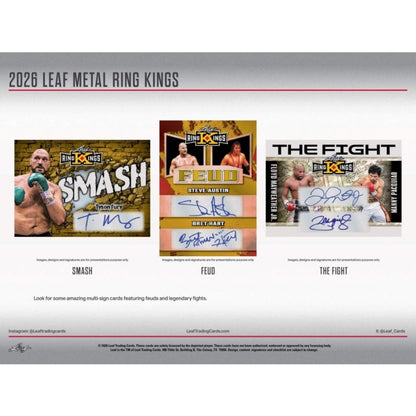 2026 Leaf Metal Ring Kings Hobby Box
