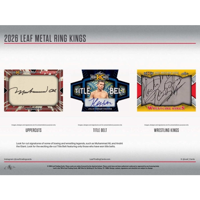 2026 Leaf Metal Ring Kings Hobby Box