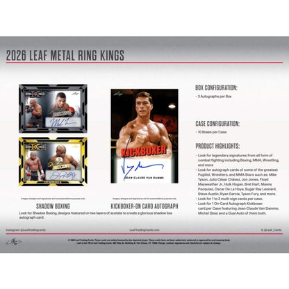2026 Leaf Metal Ring Kings Hobby Box