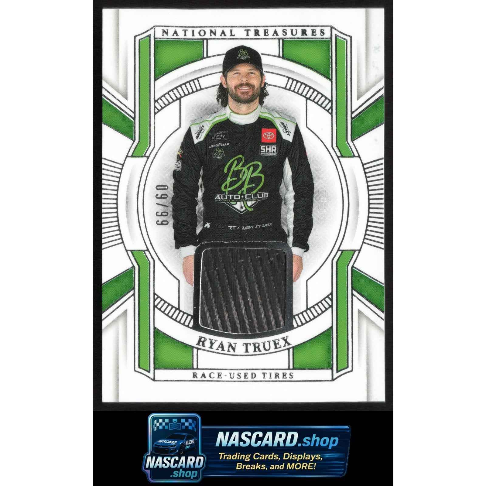 2025 Panini National Treasures #RUT-RTX Ryan Truex Race Used Tires #/99