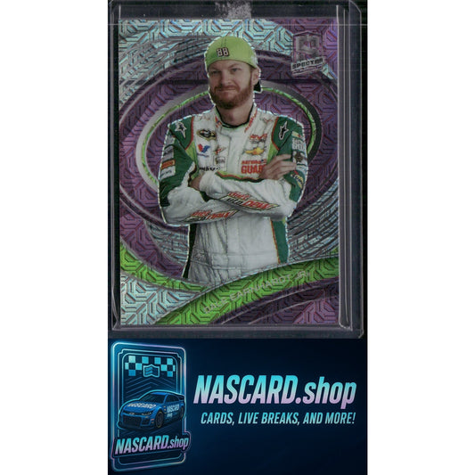 2022 Panini Chronicles #50 Dale Earnhardt Jr. Spectra Meta Pink #25/25 - Card Gorilla