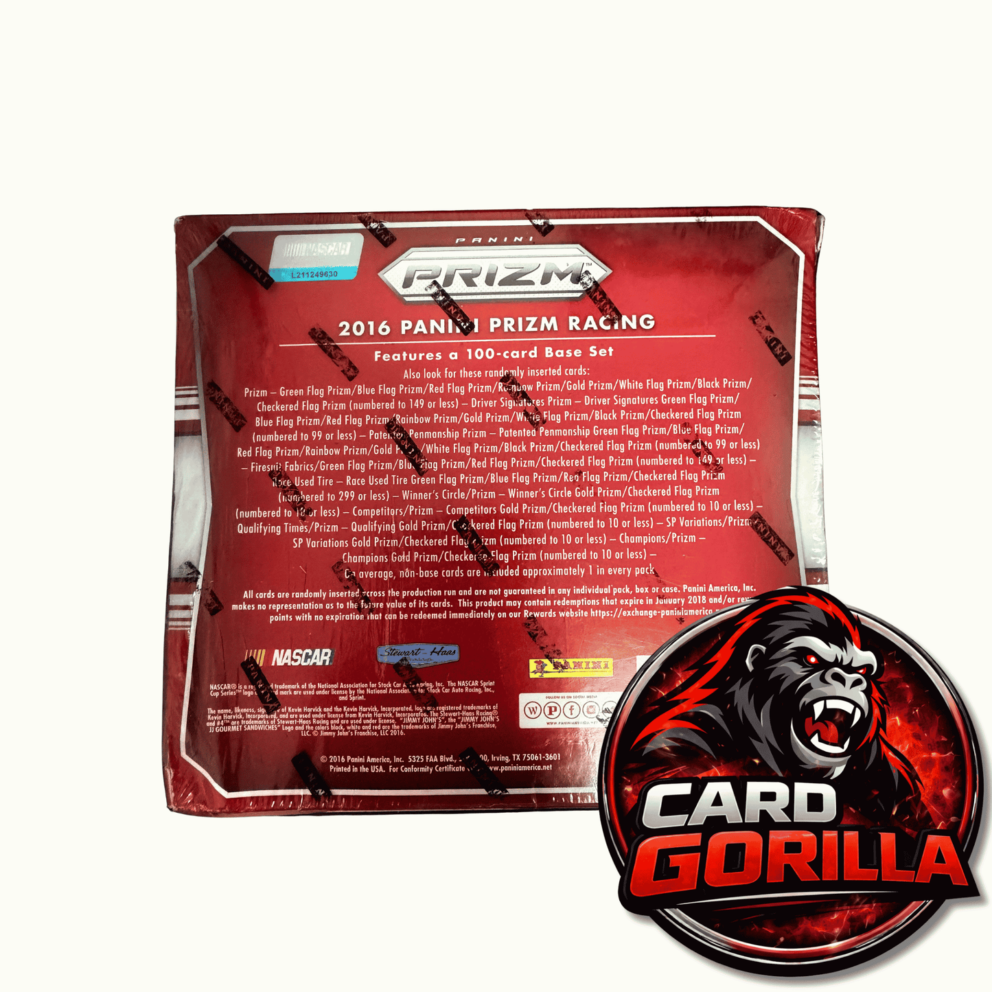 2016 Panini Prizm Racing Sealed Hobby Box