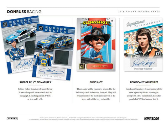 2018 Panini Donruss Racing NASCAR Hobby Box